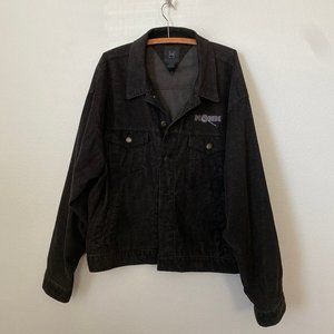 i/d Black Corduroy Jean Jacket MONK XXL